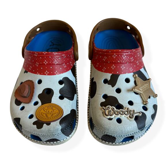 Crocs Toy Story Sherff Woody Classic Clogs J3 - Picture 1 of 9
